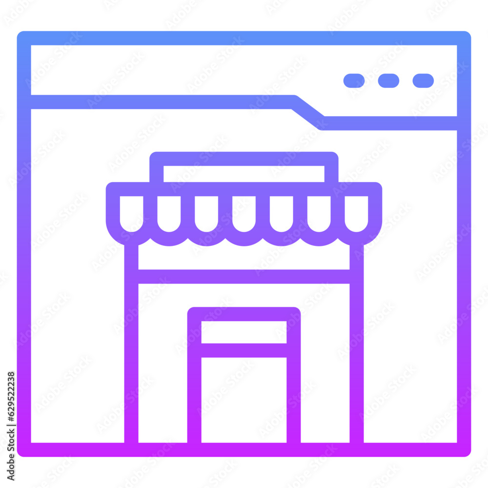 Online Store Icon Online Store Icon