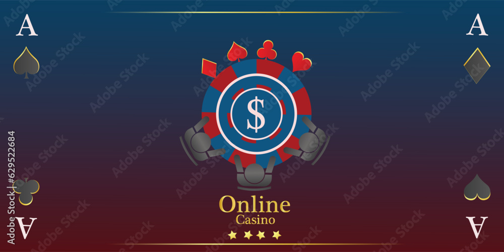 casino flying poker chips. Draft . Poker casino vector illustration. Red and black realistic chips in the air. Gambling concept, poker mobile app icon
