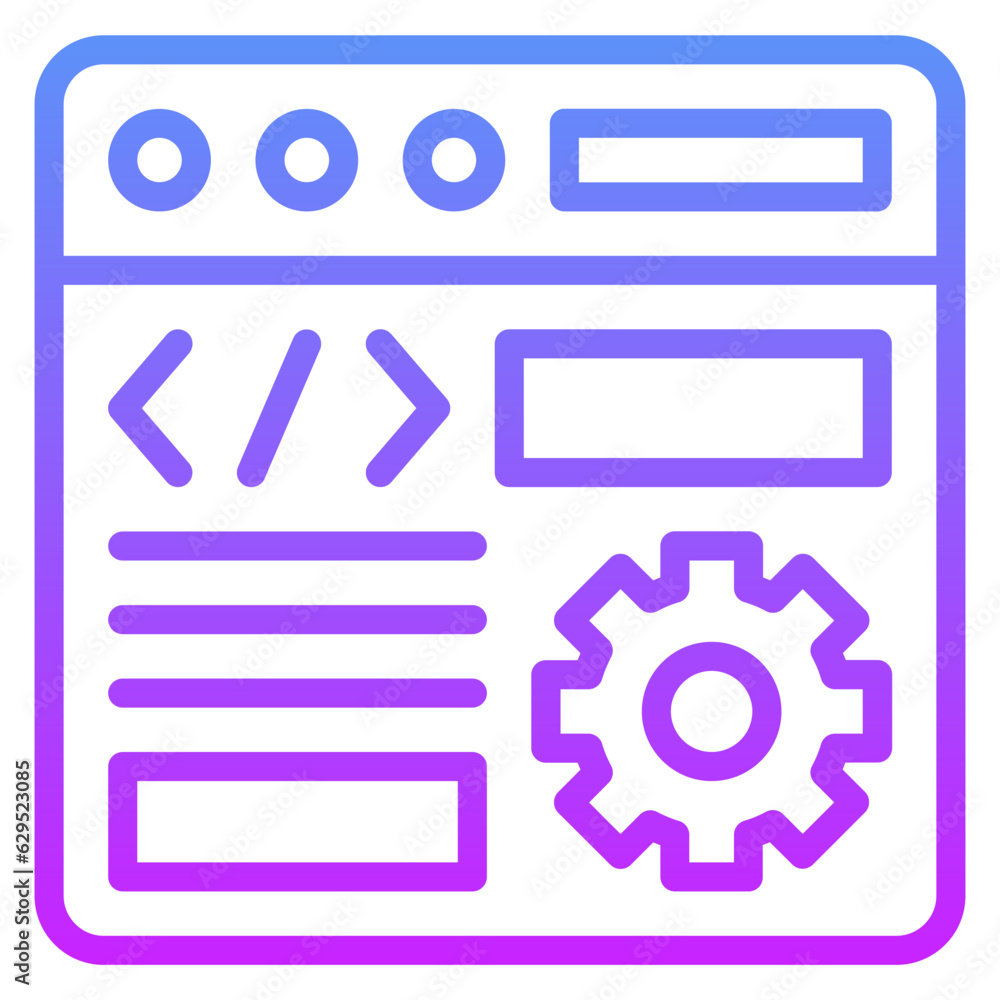 Code Settings Icon Code Settings Icon