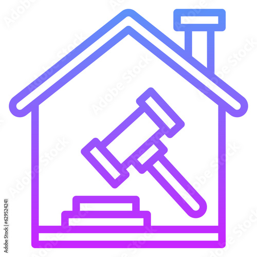 House Auction Icon