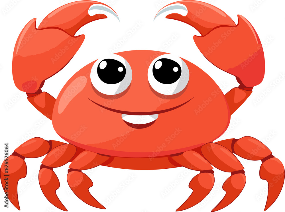 cute crab cartoon flat style illustration. Generative AI
cute crab cartoon flat style illustration. Generative AI