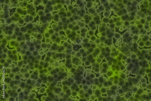 design amazing lime big amount of biological bacteria digital art texture background illustration