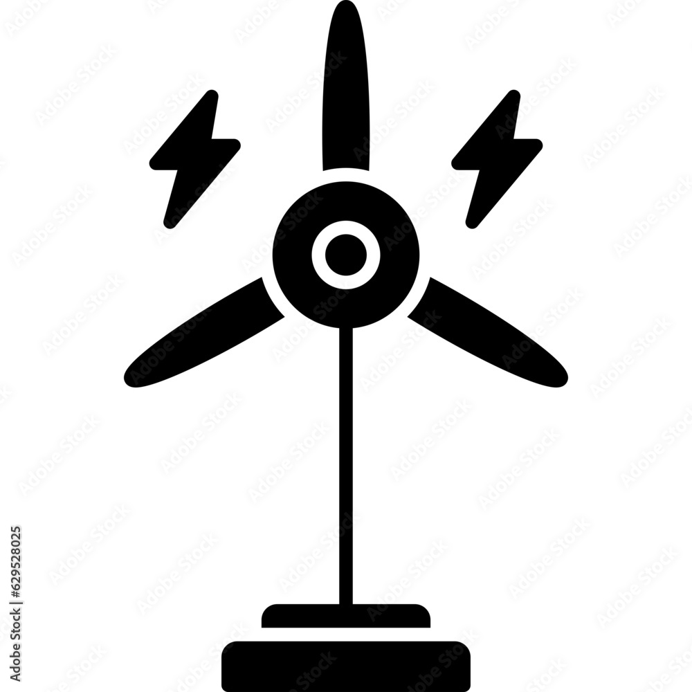 Eolic Turbine Icon Eolic Turbine Icon