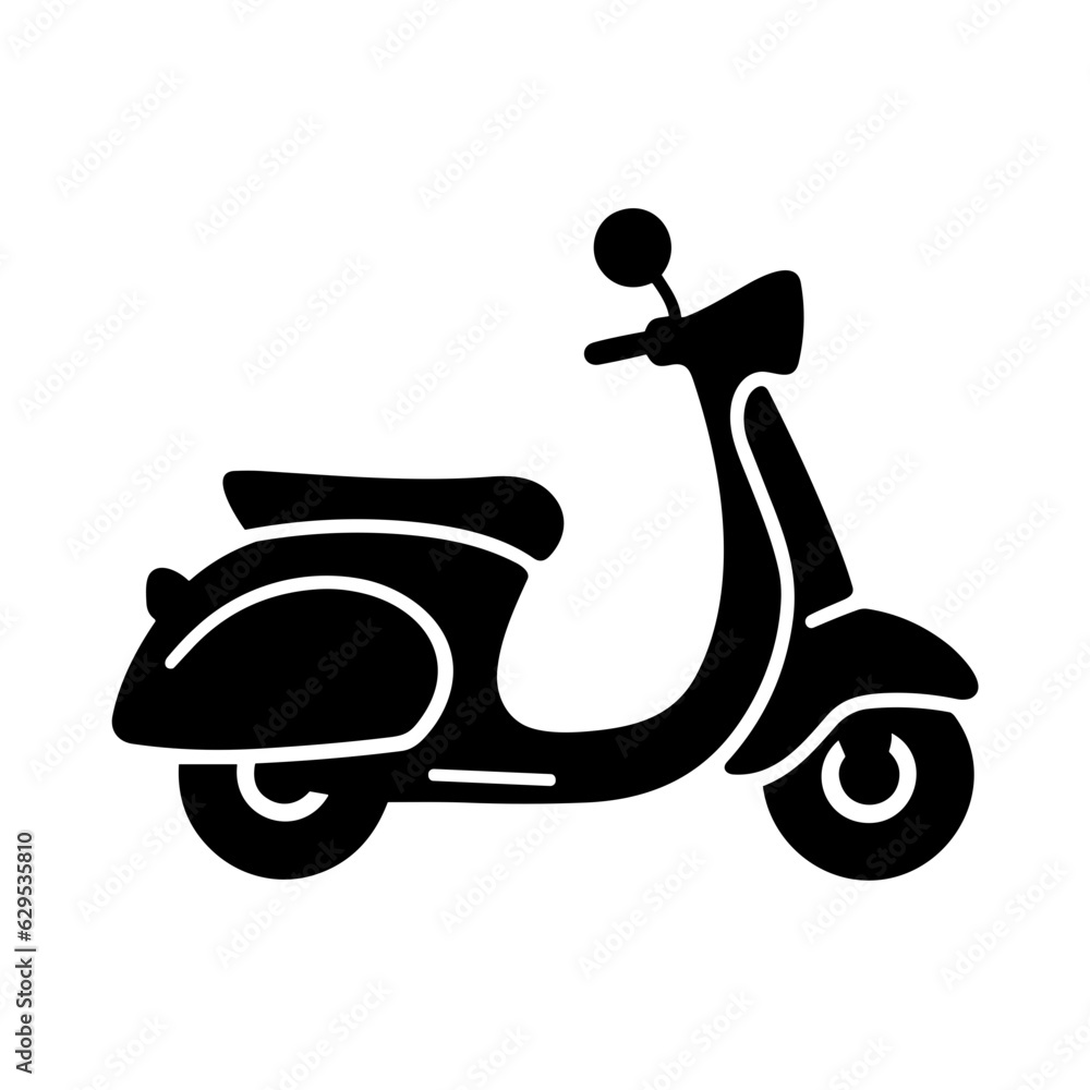 Scooter Illustration Scooter Illustration