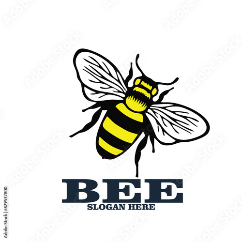 Design mascot logo icon character bee