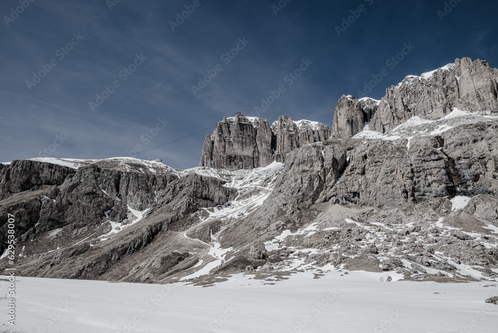 Mountains in Livinallongo del Col di Lana in Italy Mountains in Livinallongo del Col di Lana in Italy