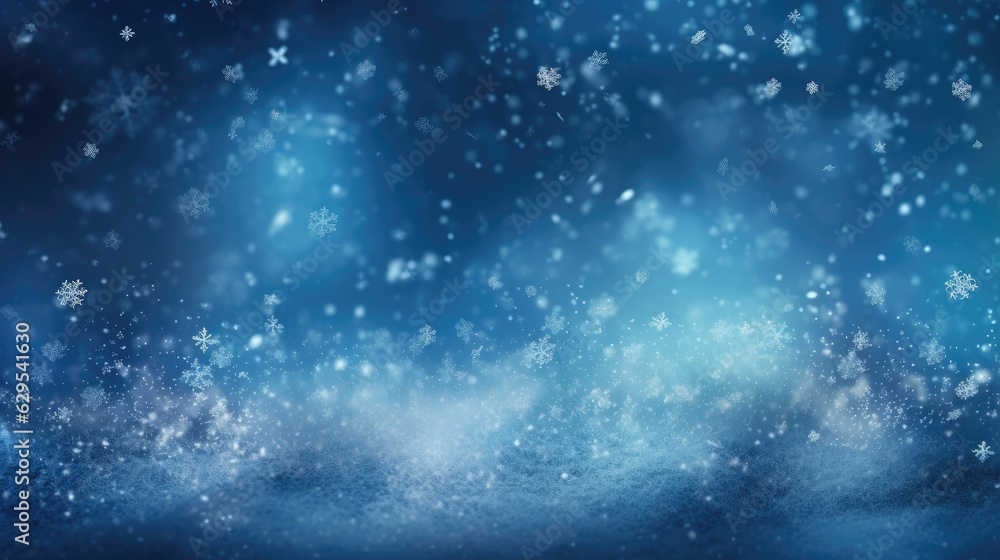 A white and blue Christmas background with snowflakes, ideal illustration for Christmas. Generative AI A white and blue Christmas background with snowflakes, ideal illustration for Christmas. Generative AI