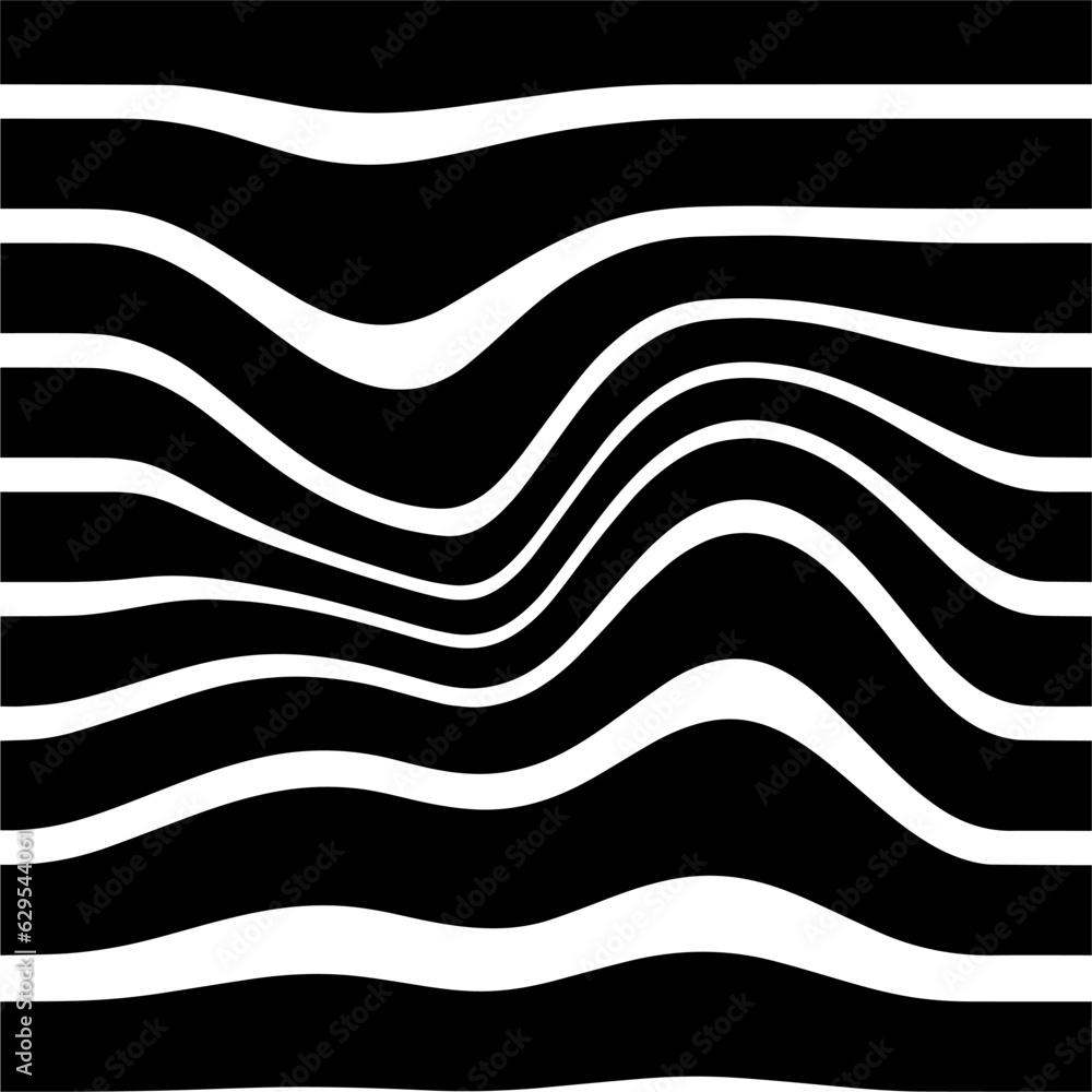 Vector line vector abstract texture background, black white