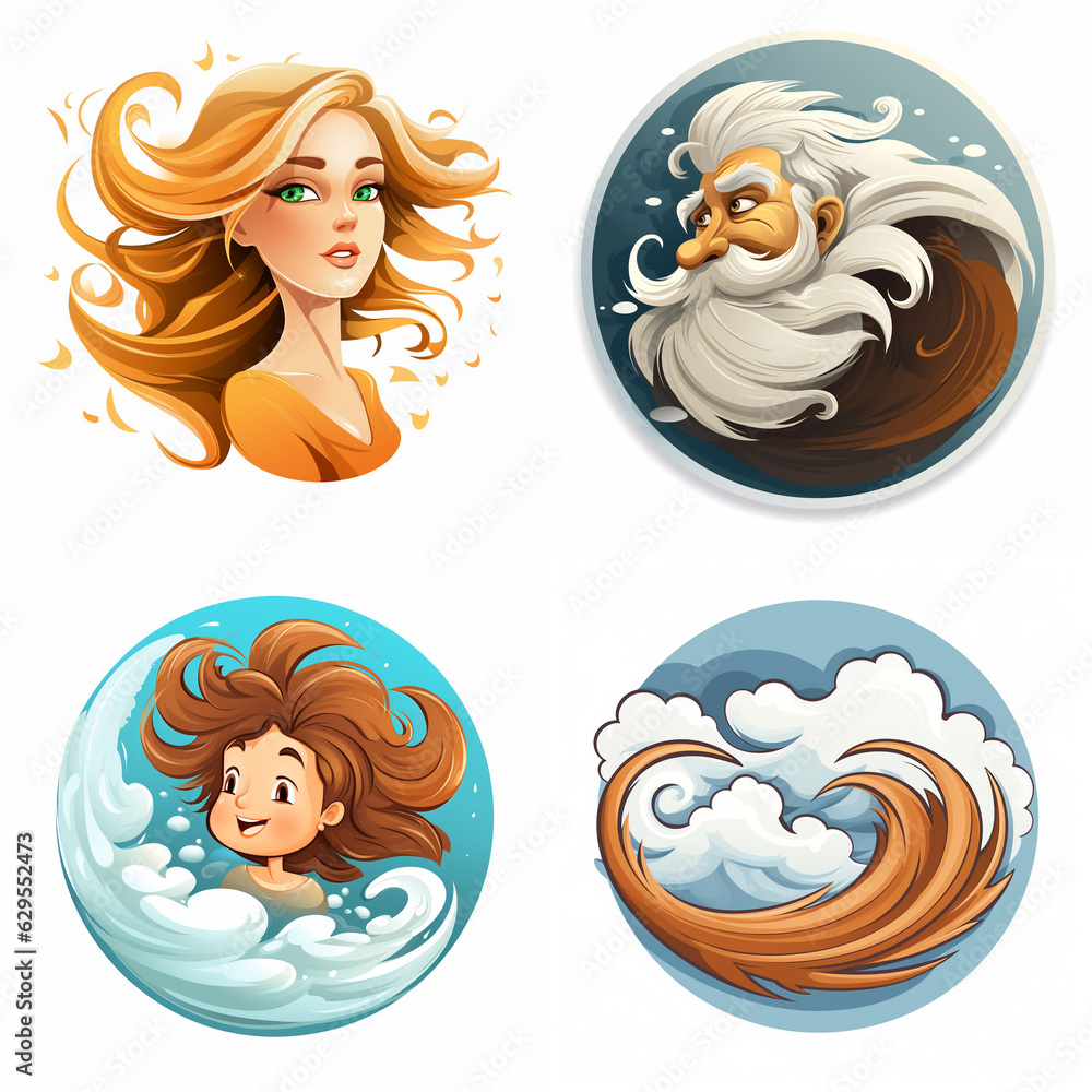 cartoon sweet concept character icon illustration background