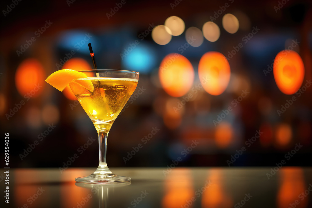 cocktail a glass on background cocktail a glass on background
