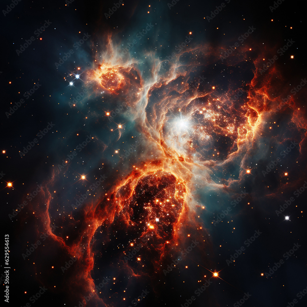 Alien star systems and planets. Created with generative AI technology. Alien star systems and planets. Created with generative AI technology.