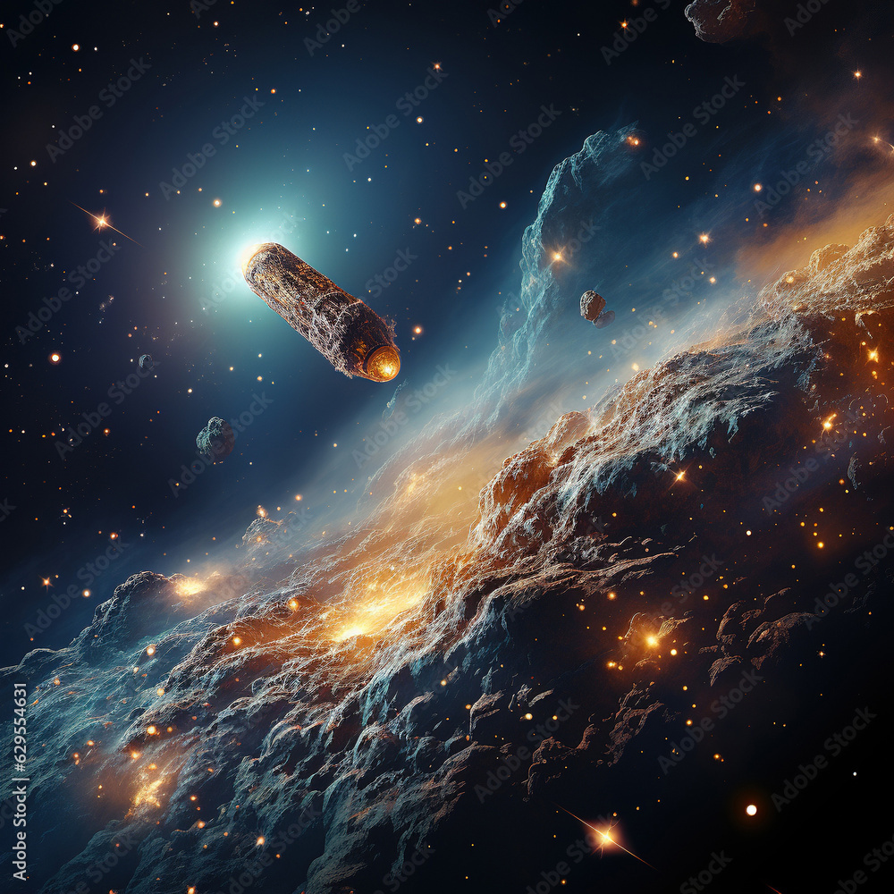 Alien star systems and planets. Created with generative AI technology. Alien star systems and planets. Created with generative AI technology.