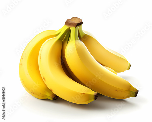 bananas isolated on white background