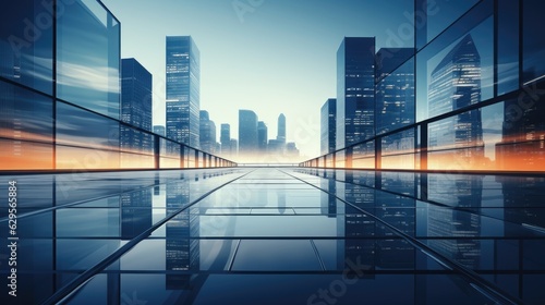 Fototapeta Naklejka Na Ścianę i Meble -  skyscrapers in the city