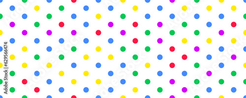 Small polka dot seamless pattern background. color and white dot texture