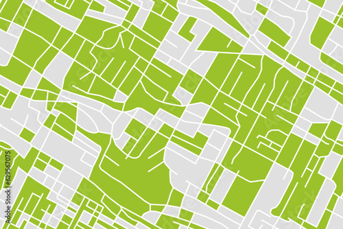 street map of city, seamless map pattern of road