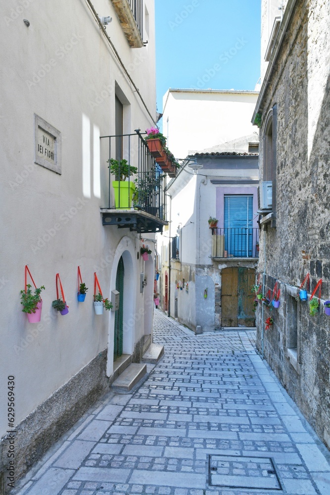 Fototapeta premium The Molise village of Larino, Italy.