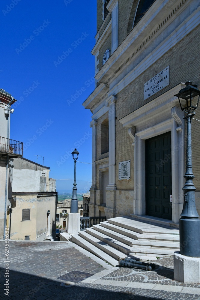 The Apulian village of Biccari, Italy.