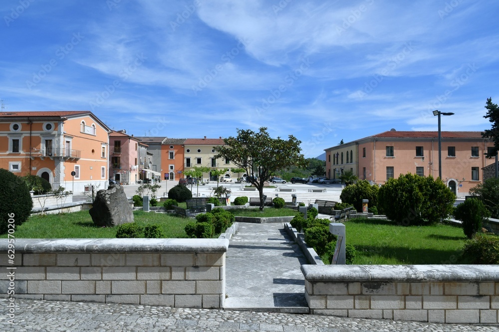 The Campania village of Cerreto Sannita, Italy.
