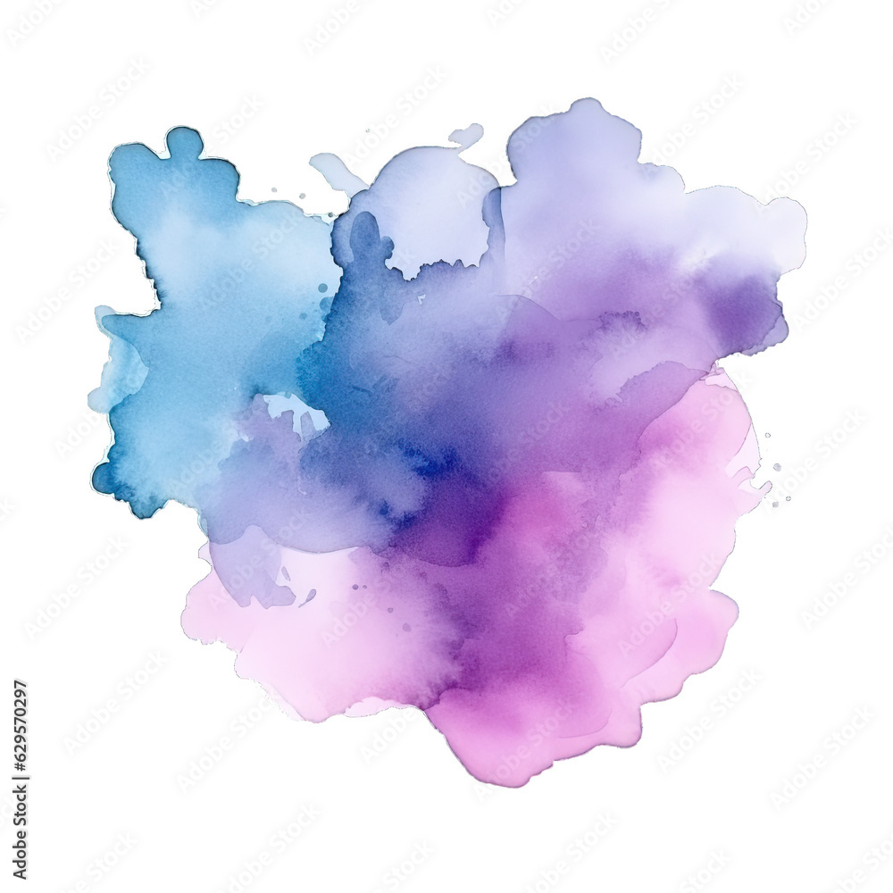 watercolor splash texture rainbow colours clip art AI art Midjourney