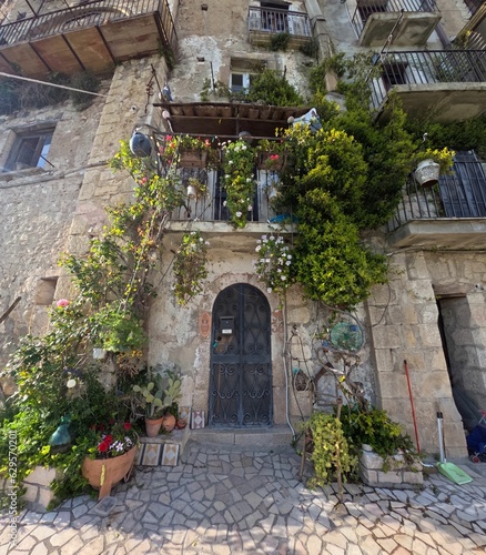 The Campanian village of Guardia Sanframondi, Italy. photo