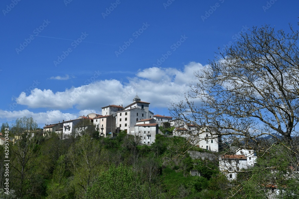 The village of Borgotufi in Molise, Italy.