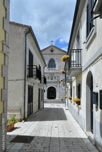 Fototapeta Naklejka Na Ścianę i Meble -  The village of Sant'Angelo dei Lombardi in Campania, Italy.