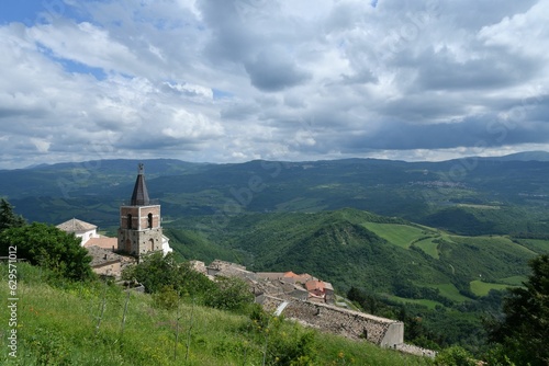 The village of Cairano, Italy. photo