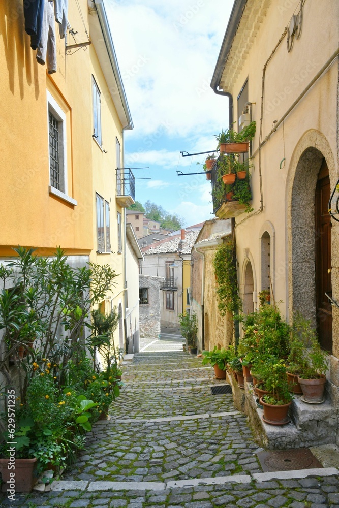 The village of Nusco in Campania, Italy.