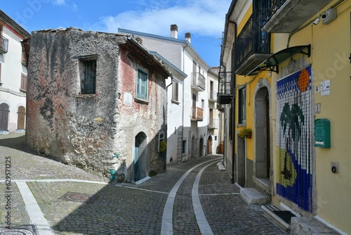 The village of Nusco in Campania, Italy.