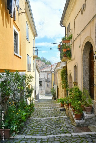The village of Nusco in Campania  Italy.