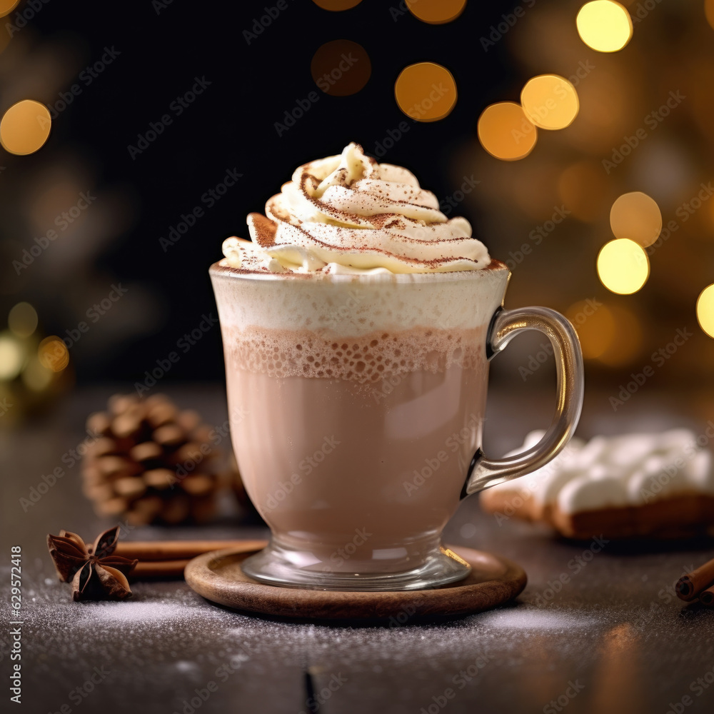 Hot Chocolate for The Christmas.Background Hot Chocolate for The Christmas.Background