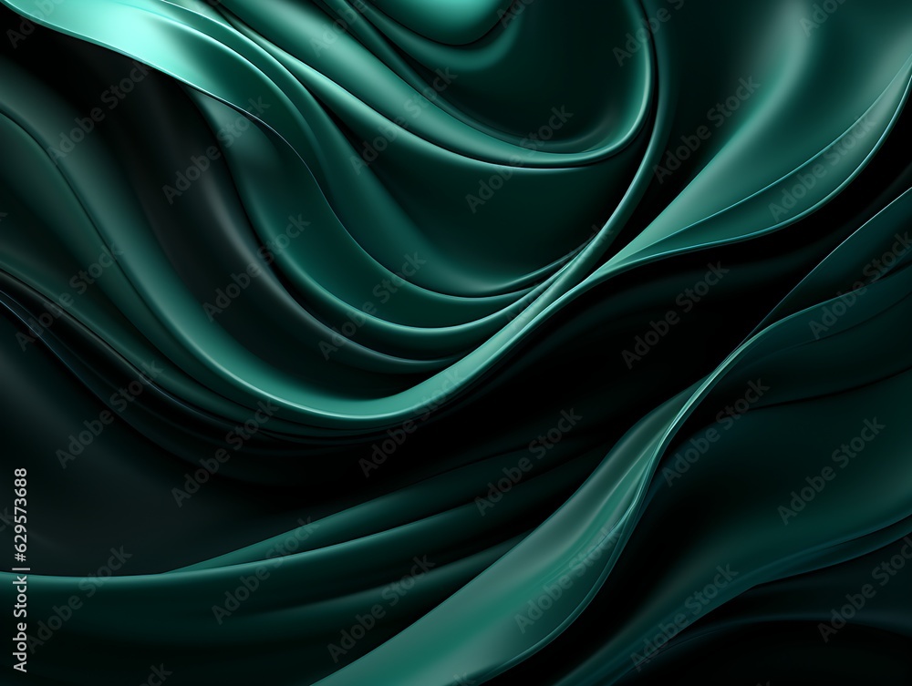 Obraz premium background with lines green