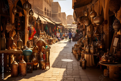Bustling Arabic Bazaar, Unveiling the Charm of an Outdoor Market