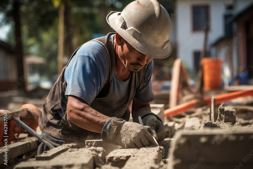 construction worker I'm doing construction work to build a house. construction worker I'm doing construction work to build a house.