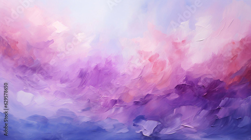 Abstract oil painting in pink, beige, purple, white, and blue pastel colors. Wallpaper, background, texture.