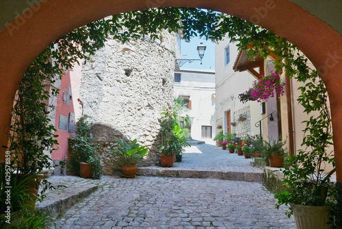 The Campanian village of Ciorlano, Italy. photo