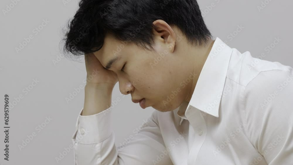Man with narcolepsy is fall asleep on office desk..Narcolepsy is a sleep disorder that makes people very drowsy during the day. Man with narcolepsy is fall asleep on office desk..Narcolepsy is a sleep disorder that makes people very drowsy during the day.
