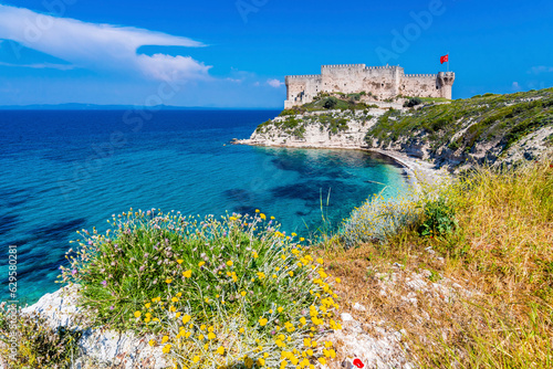 Beautiful Bay AI view in Mordogan of Izmir Province photo