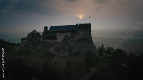 Famous hungarian castle, Boldogkovaralja, historical building photo