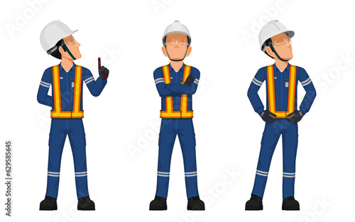 Threes industrial worker are looking at high