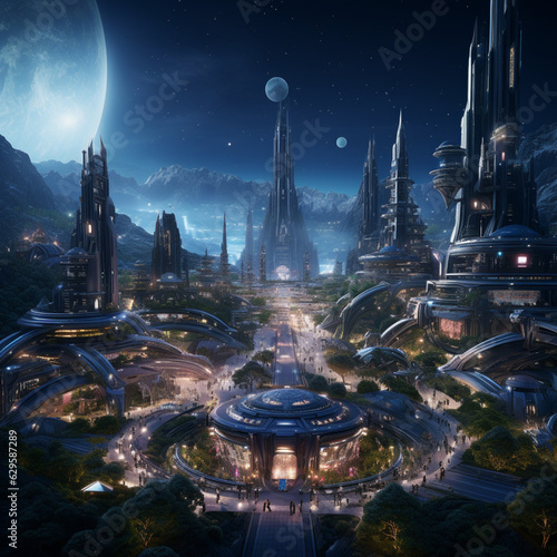 Stunning TCG Fantasy City Art: Dive into a meticulously crafted fantasy cityscape. Ideal for immersive gameplay, this design adds depth to any deck or game environment.