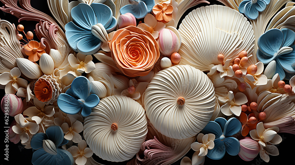 patterns in a seashell | premium ai-generated image... Find beauty in the intricate patterns of seashells. generative AI ...