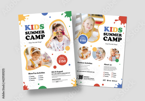 Kids Art Camp Flyer Template