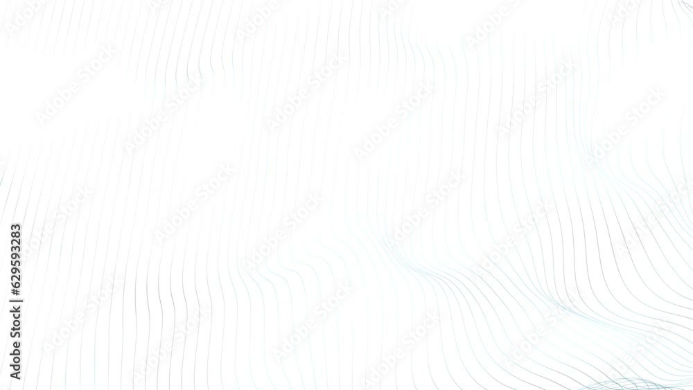 Abstract Wavy Motion Lines on White Background. Clean & Elegant Corporate Presentation. Abstract Wavy Motion Lines on White Background. Clean & Elegant Corporate Presentation.
