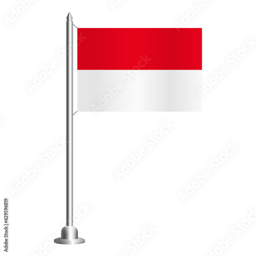 Free Download Flag of Indonesia illustration - GFXLoad