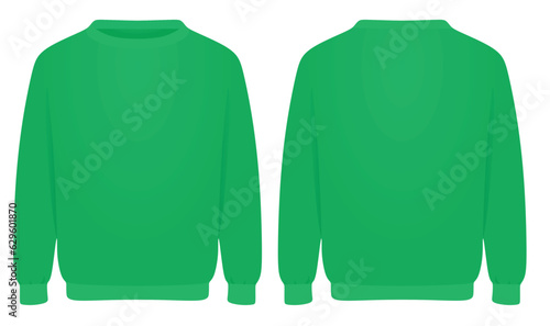 Green  top blazer. vector illustration