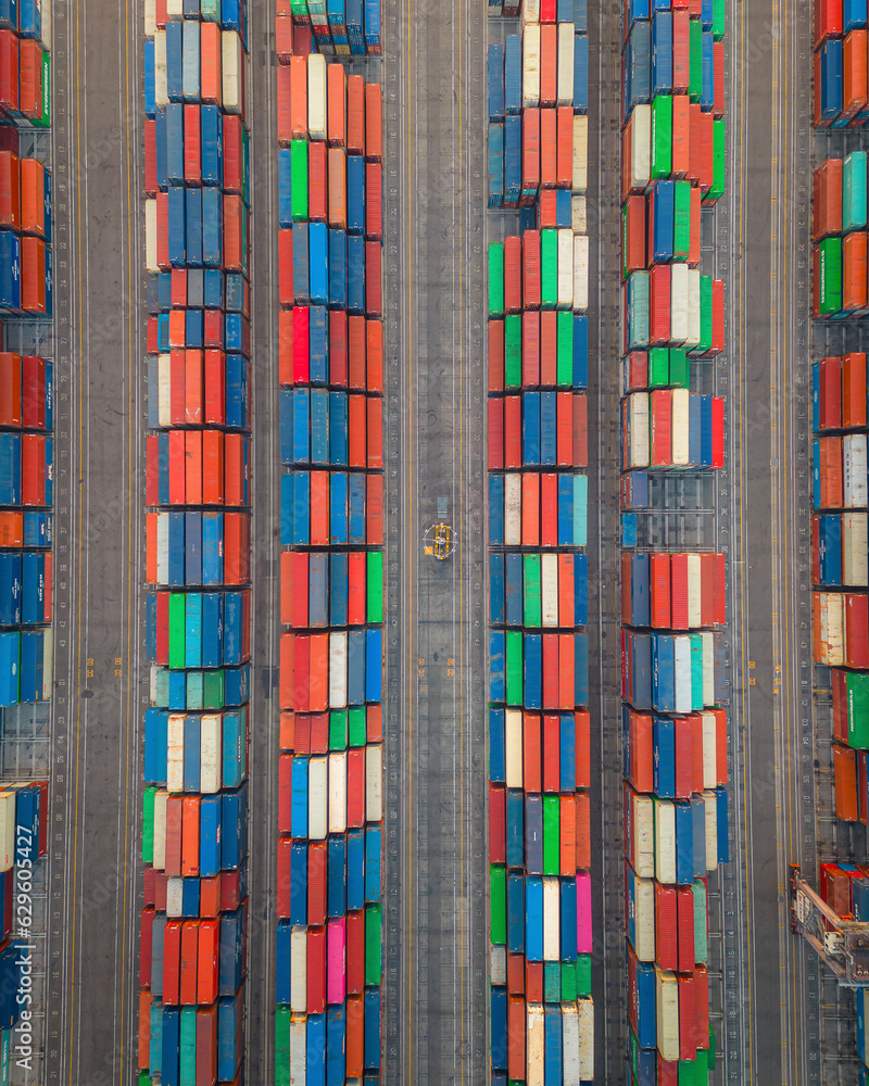 Aerial view of the Port of Long Beach, California, United States. Aerial view of the Port of Long Beach, California, United States.