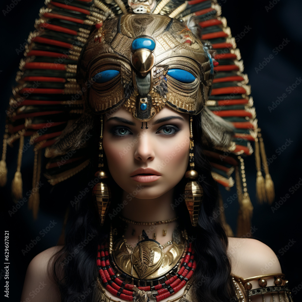 Portrait of Cleopatra - Queen of the Ptolemaic Kingdom of Egypt Portrait of Cleopatra - Queen of the Ptolemaic Kingdom of Egypt