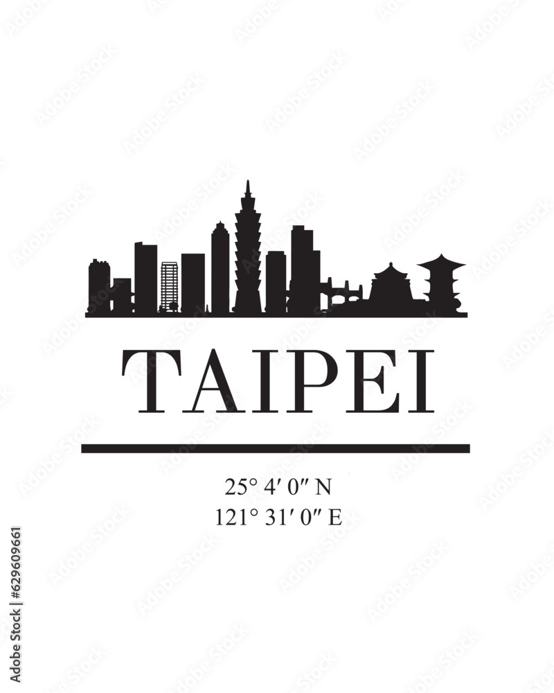 Editable vector illustration of the city of Taipei
with the remarkable buildings of the city Editable vector illustration of the city of Taipei
with the remarkable buildings of the city